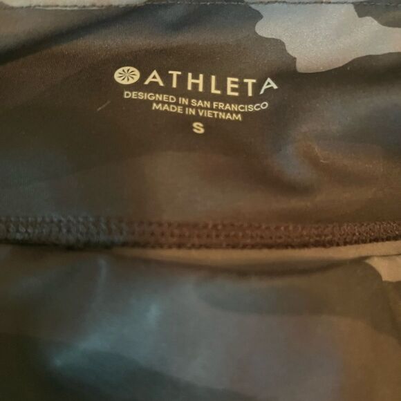 Athleta Black and Gray High-Waisted Leggings - Picture 6 of 6